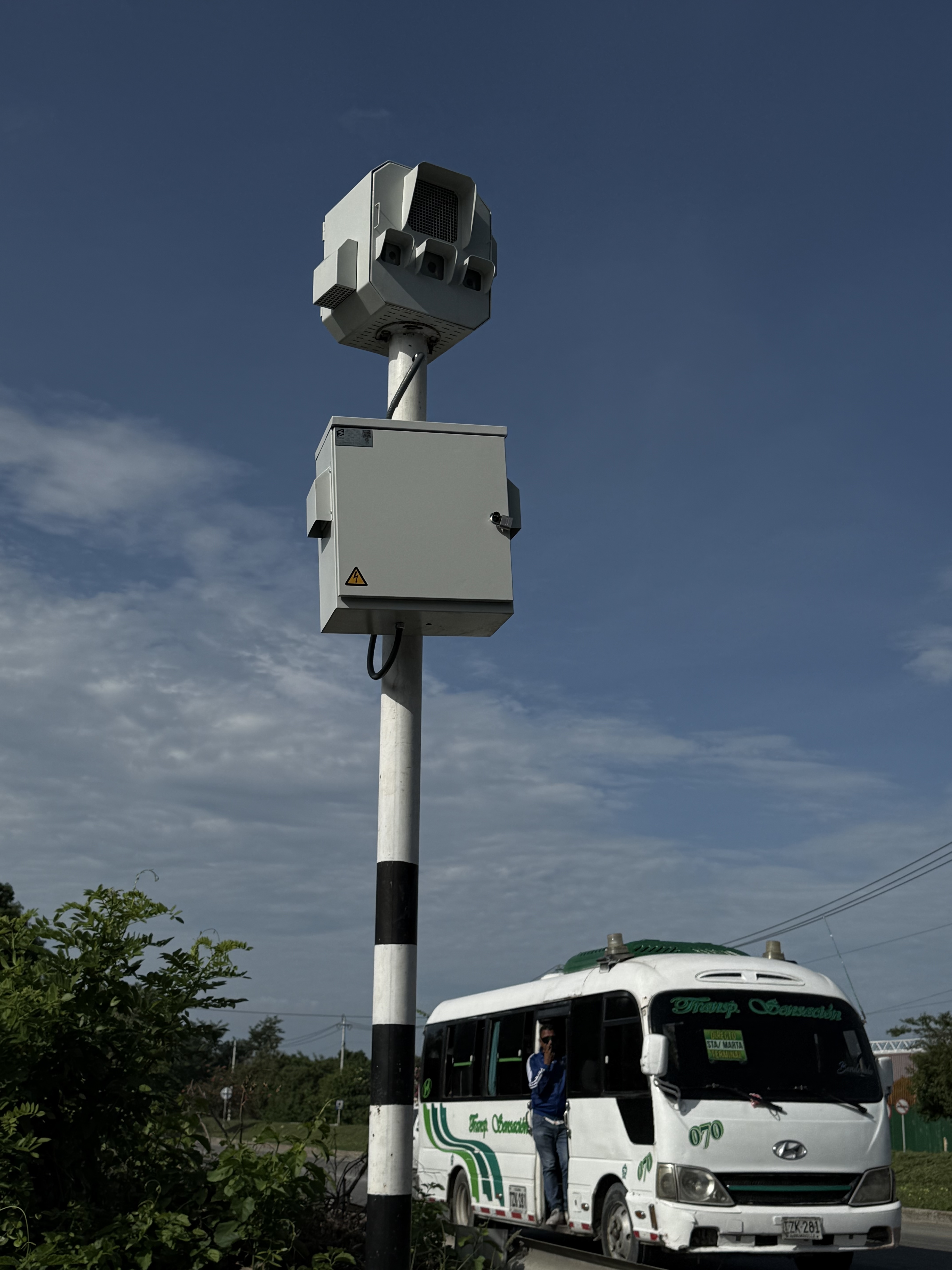 Vista completa del sistema instalado